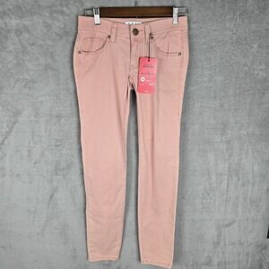 CAbi Nectar Skinny Jeans Pink Peach Style 224 Spring 2015 Size 00 NWT